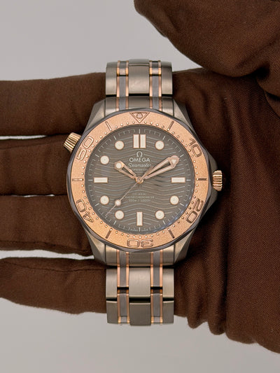 2019 Omega Seamaster Diver 300M Co-Axial Master Chronometer Limited Edition of 2,500 42mm Titanium 210.60.42.20.99.001