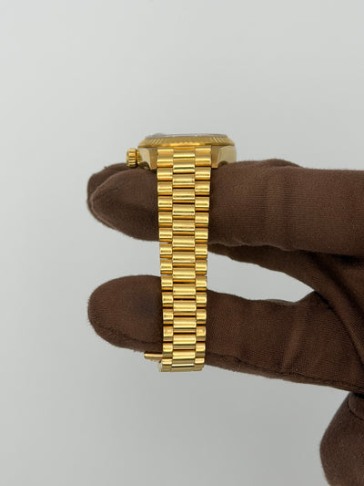 1996 Rolex Datejust Malachite 26mm Yellow Gold 69178