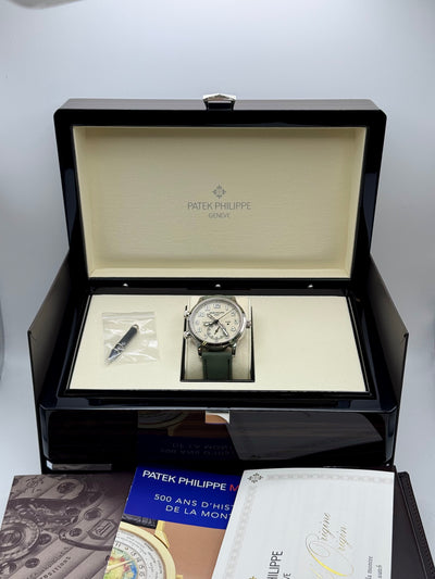 2025 Patek Philippe Calatrava Pilot Travel Time 42mm White Gold 5524G-010
