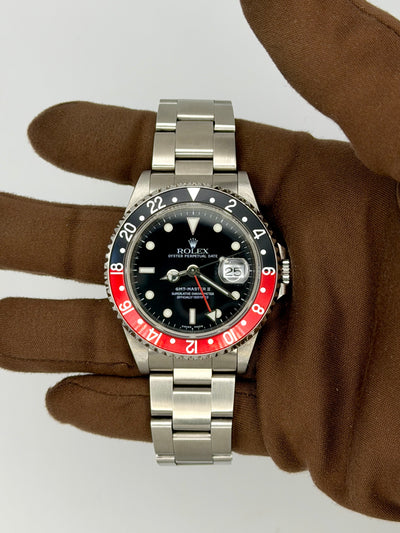 1999 Rolex GMT-Master II Coke 40mm Stainless Steel 16710