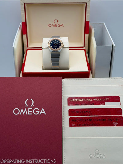2026 Omega Constellation Quartz 25mm Stainless Steel/Sedna Gold 131.20.25.60.53.002