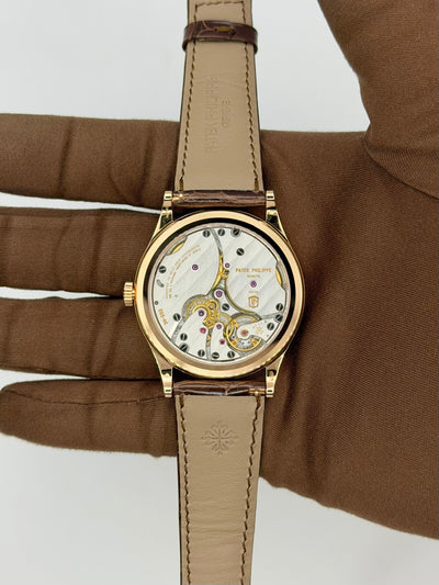 2026 Patek Philippe Calatrava Manually Wound Mechanical Movement 39mm Rose Gold 6119R-001