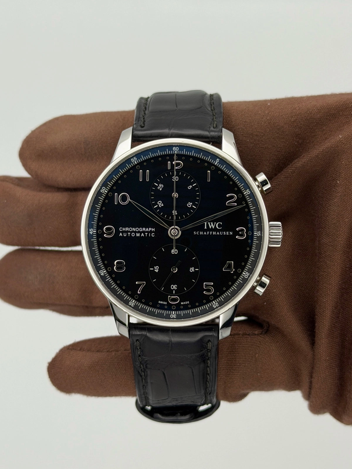 2012 IWC Portugieser Chronograph 41mm Stainless Steel IW371447