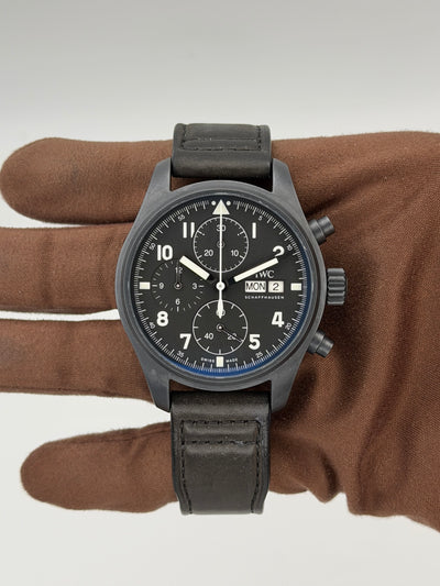 2021 IWC Pilot's Watch Chronograph Tribute to 3705 41mm Titanium IW387905