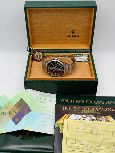 2005 Rolex Submariner 'Kermit' 40mm Stainless Steel 16610LV