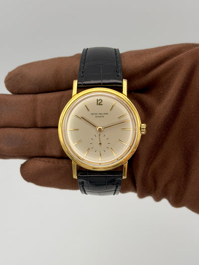 1959 Patek Philippe Calatrava Extract Archive Paper 36mm Yellow Gold 2584J