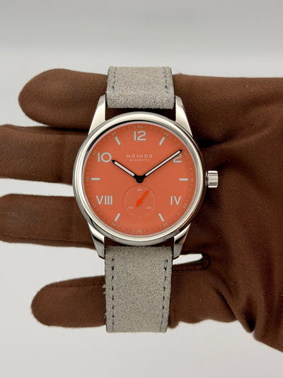 2026 Nomos Club Campus 38 Cream Coral Steel Back 38.5mm Stainless Steel 725