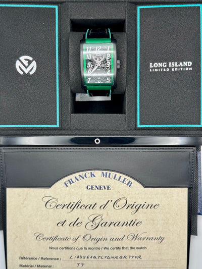 2024 Franck Muller Long Island Evolution Skeleton Limited to 300 34 x 45mm Titanium LI 33 S6 SQT TTNRBR VR