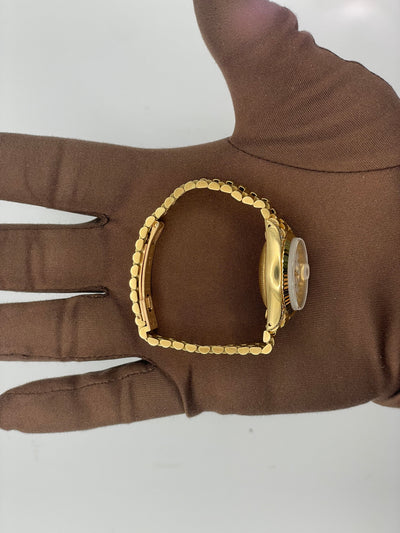 1982 Rolex Datejust Custom Diamond 26mm Yellow Gold 69178