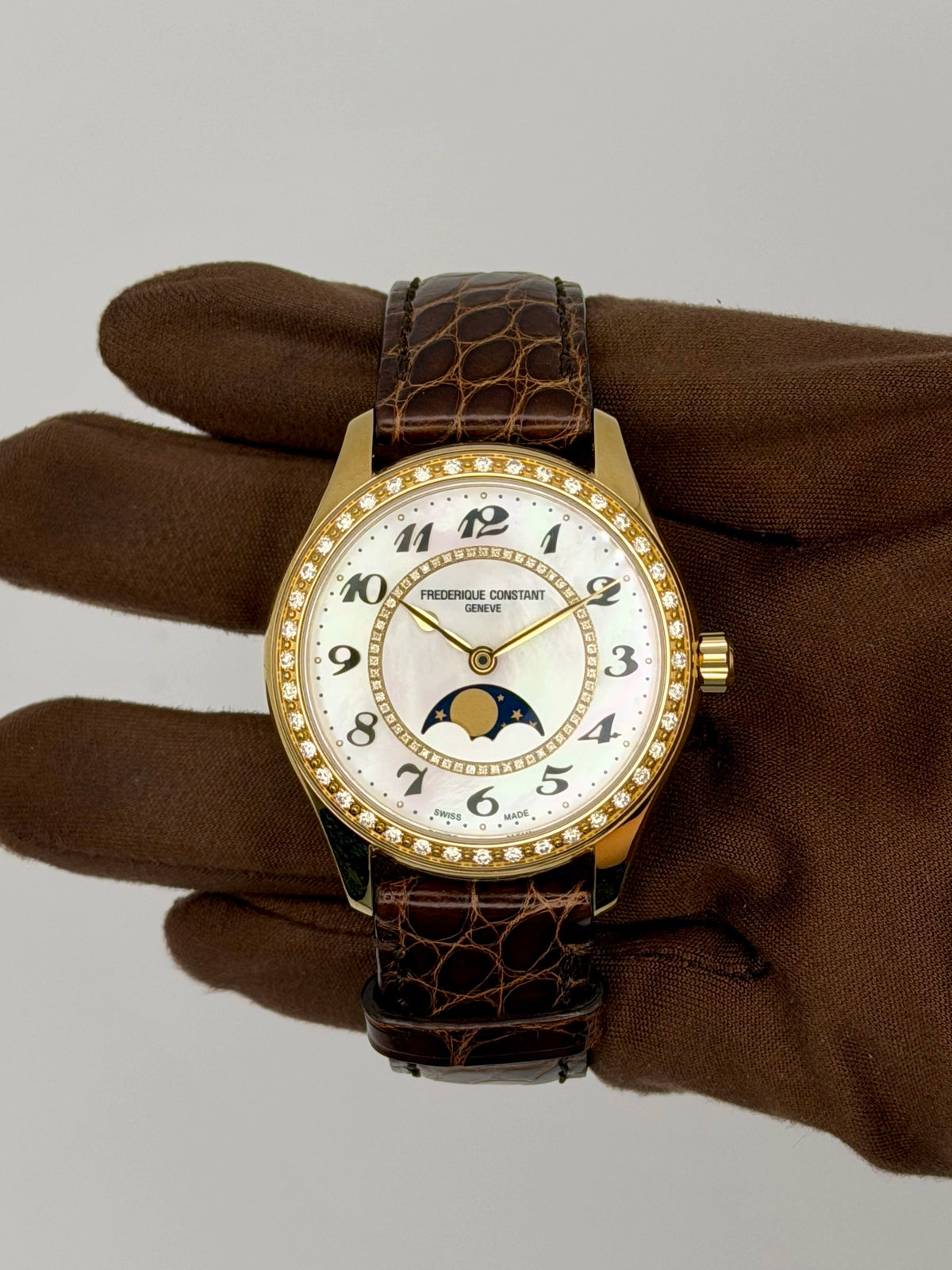2026 Frederique Constant Classics Elegance Luna 36mm Yellow Gold-Plated FC-331MPWD3BD5