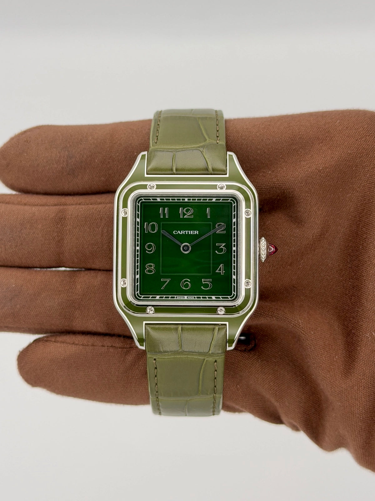 2025 Cartier Santos-Dumont 43.5mm x 31.4mm Platinum WGSA0096