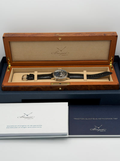 2023 Breguet Tradition Quantime Retrograde 7597 40mm White Gold 7597BB/GY/9WU
