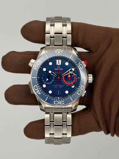 2026 Omega Seamaster Diver 300M Wooden Box (No Limited Box) 44mm Stainless Steel 210.30.44.51.03.002