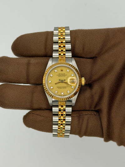 1990 Rolex Datejust 26mm Stainless Steel/Yellow Gold 69173