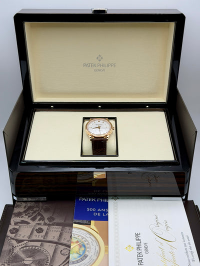 2026 Patek Philippe Calatrava Manually Wound Mechanical Movement 39mm Rose Gold 6119R-001