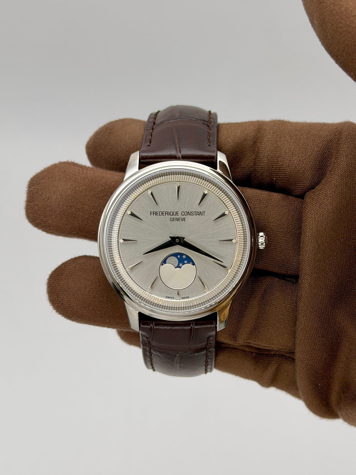 2025 Frederique Constant Classics Moneta Moonphase 37mm Stainless Steel FC-206S3S6