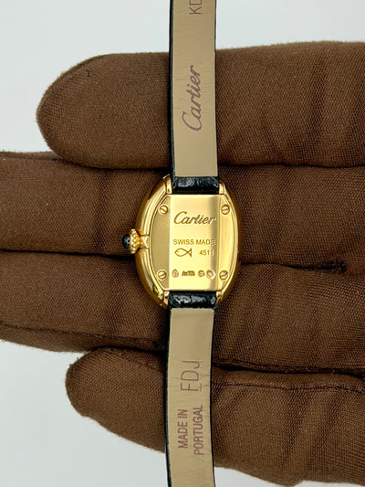 2024 Cartier Baignoire 25mm Yellow Gold WGBA0017