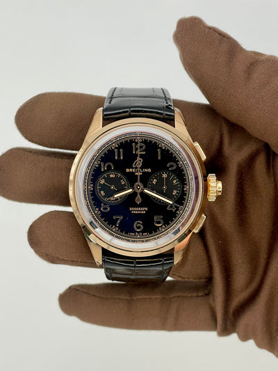 2024 Breitling Premier B15 Duograph 42mm Rose Gold RB1510251B1P1
