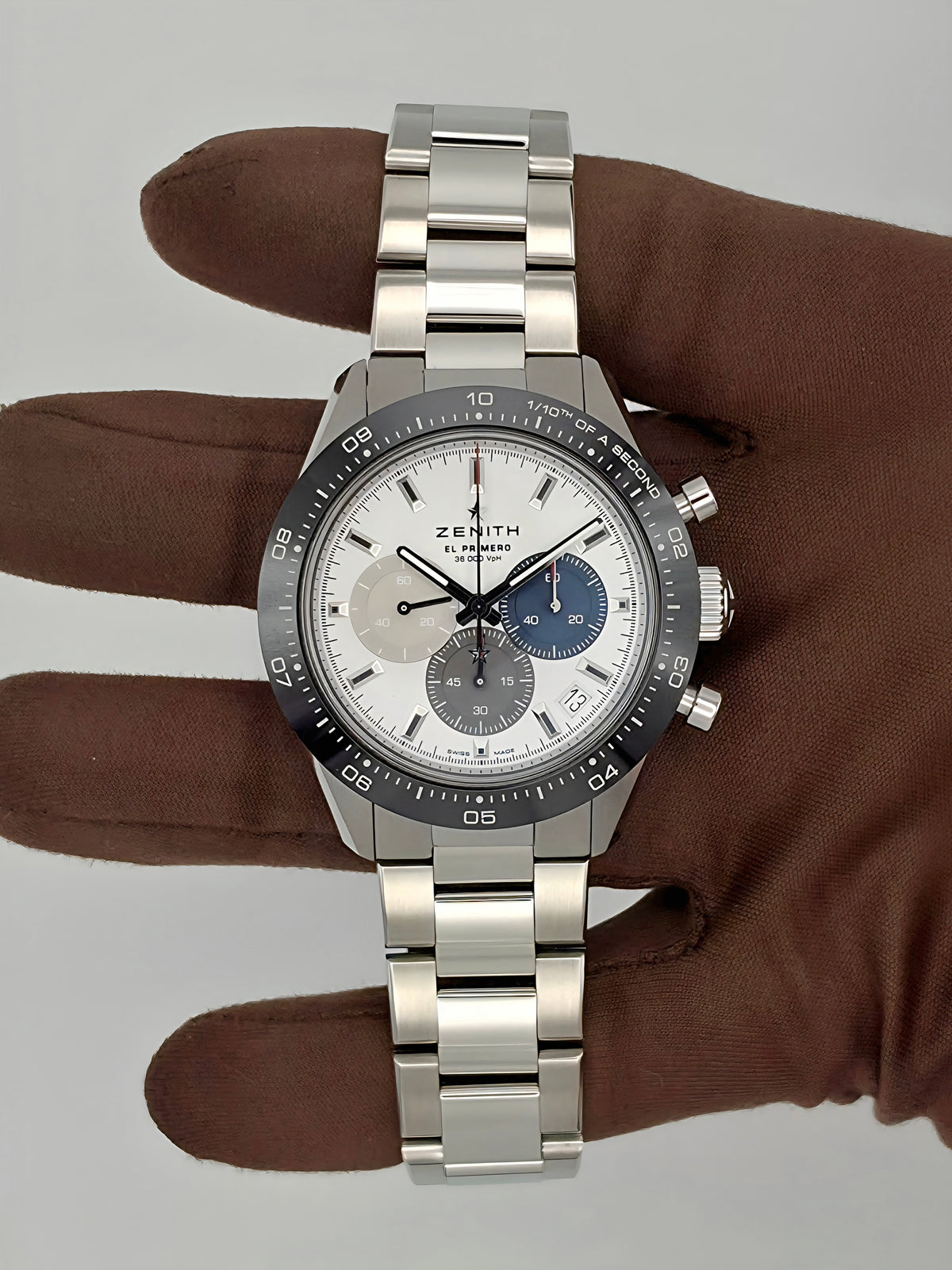 2023 Zenith Chronomaster Sport 41mm Stainless Steel & Black Ceramic 03.3100.3600/69.M3100