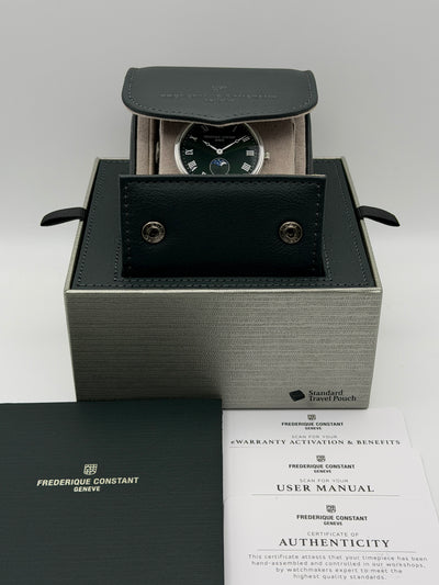 2026 Frederique Constant Moneta Moonphase 39mm Stainless Steel FC-206RGR3S6
