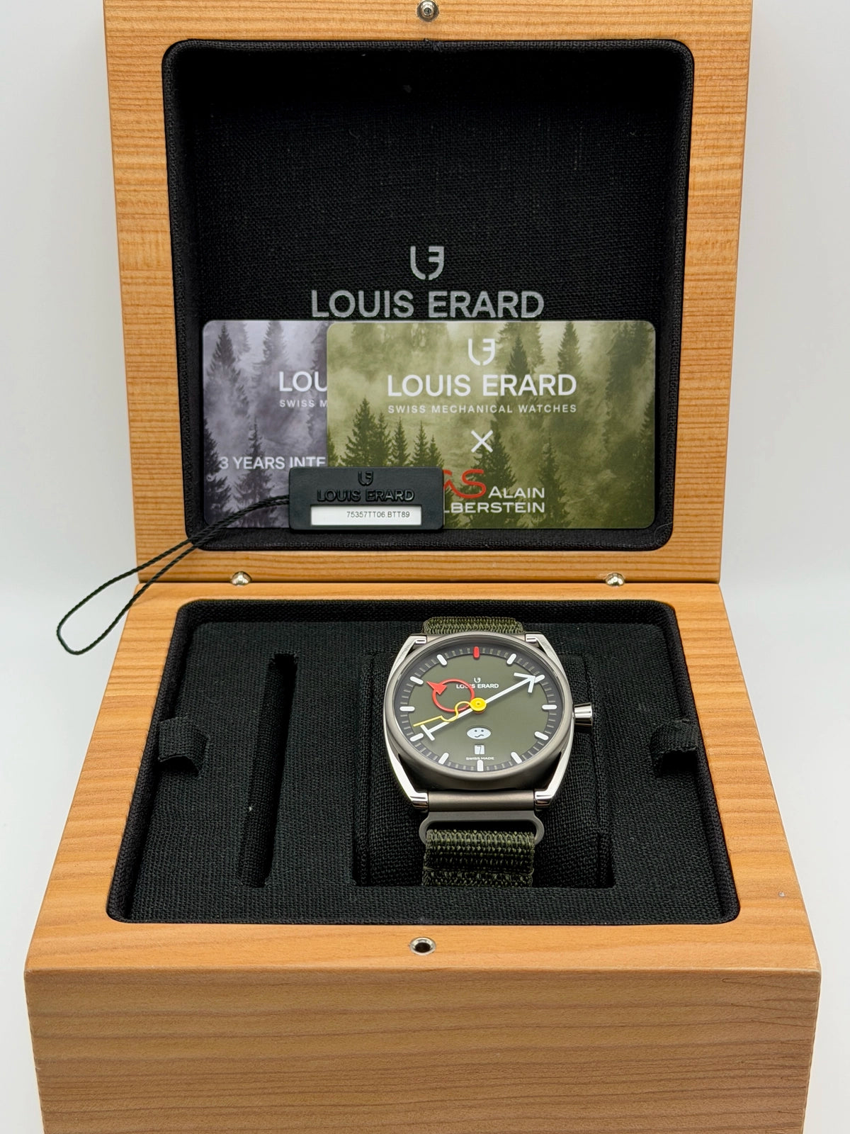 2026 Louis Erard Excellence La Semaine Louis Erard x Alain Silberstein 40mm Titanium 75357TT06