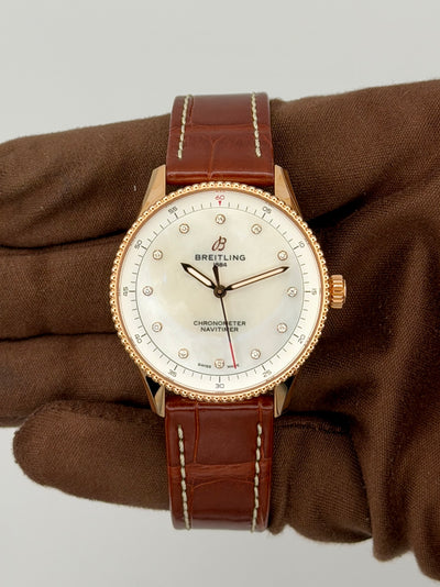 2026 Breitling Navitimer 32mm Rose Gold R77320E61A1P1