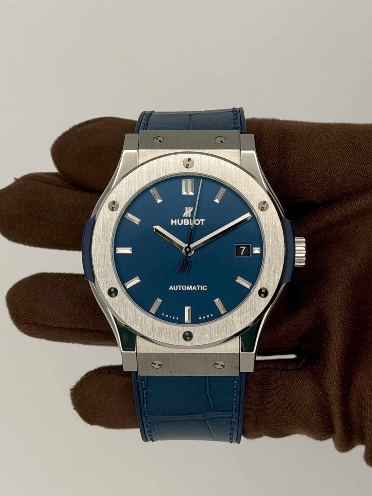 2026 Hublot Classic Fusion Blue 45mm Titanium 511.NX.7170.LR