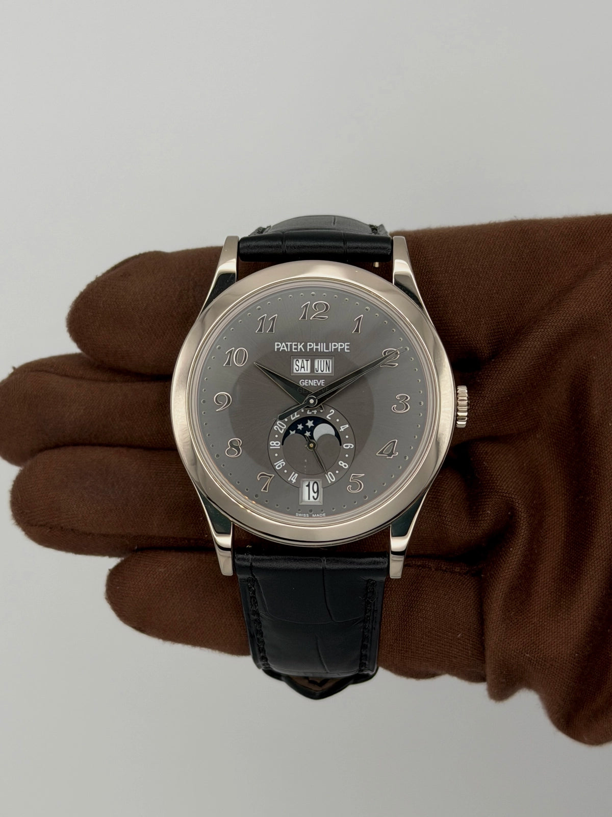 2017 Patek Philippe Annual Calendar Complications 38mm White Gold 5396G-014