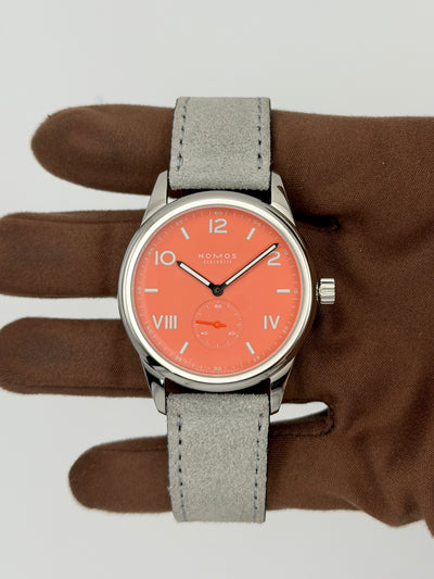 2026 Nomos Club Campus 38 Cream Coral Steel Back 35-40mm Stainless Steel 725