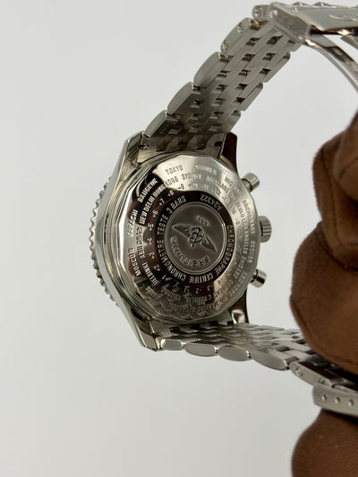 Breitling Navitimer World Fits up to 7 inch wrist size 46mm Stainless Steel A24322
