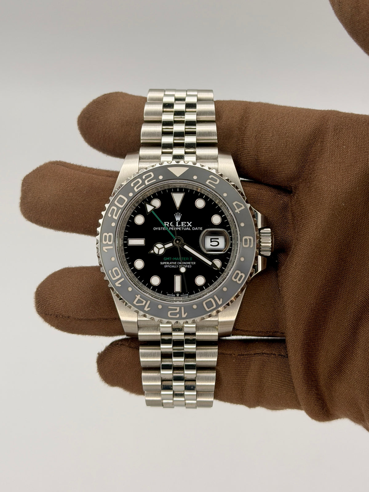 2024 Rolex GMT-Master II Bruce Wayne 40mm Stainless Steel 126710GRNR