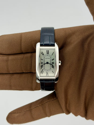 2026 Cartier Tank Americaine Small 19mm Stainless Steel WSTA0082