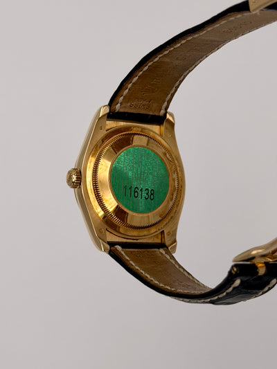 2005 Rolex Datejust 36mm Yellow Gold 116138