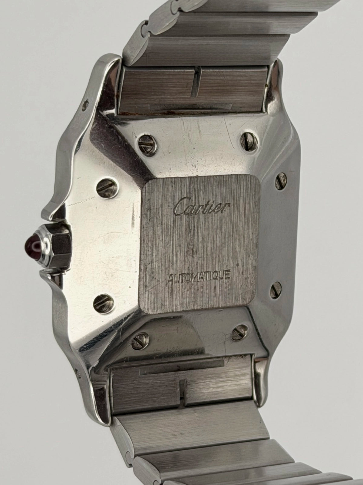 1986 Cartier Santos Carree Light Crazing 29mm x 41mm Stainless Steel 2960
