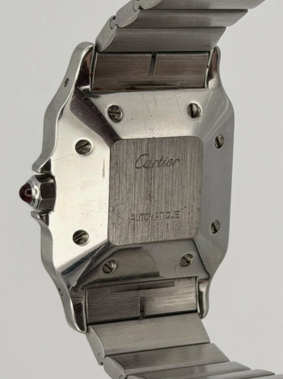 1986 Cartier Santos Carree Light Crazing 29mm x 41mm Stainless Steel 2960