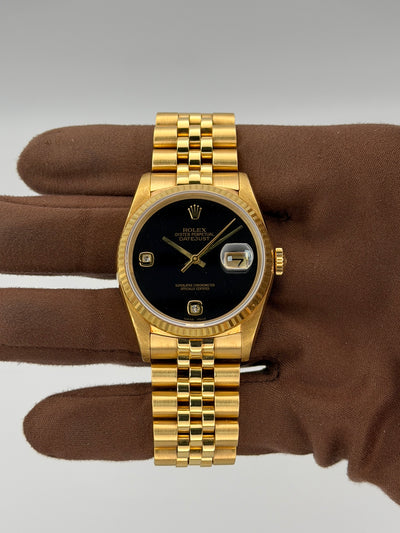 1989 Rolex Datejust 36mm Yellow Gold 16238