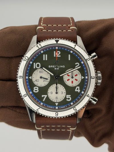 2026 Breitling Classic AVI Chronograph Curtiss Warhawk 42mm Stainless Steel A233802A1L1X1