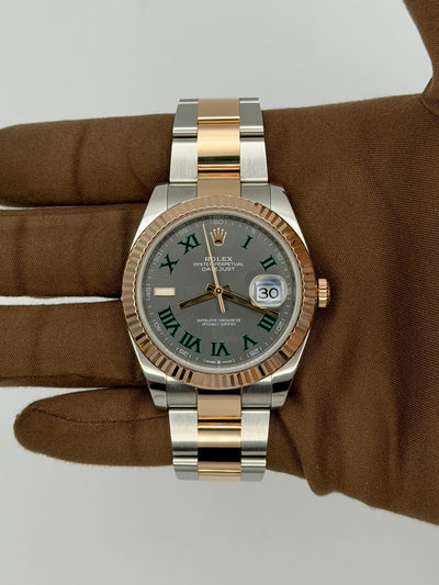 2018 Rolex Datejust 41mm Stainless Steel/Rose Gold 126331
