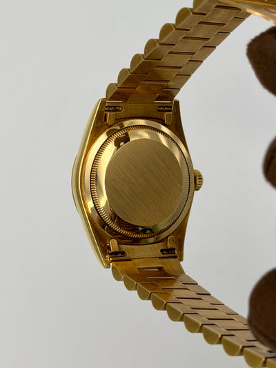 1995 Rolex Day-Date Porcelain Dial 36mm Yellow Gold 18238