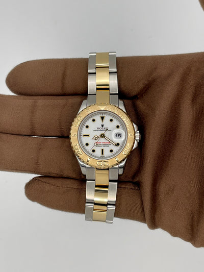 1997 Rolex Yacht-Master Ladies 29mm Stainless Steel/Yellow Gold 69623