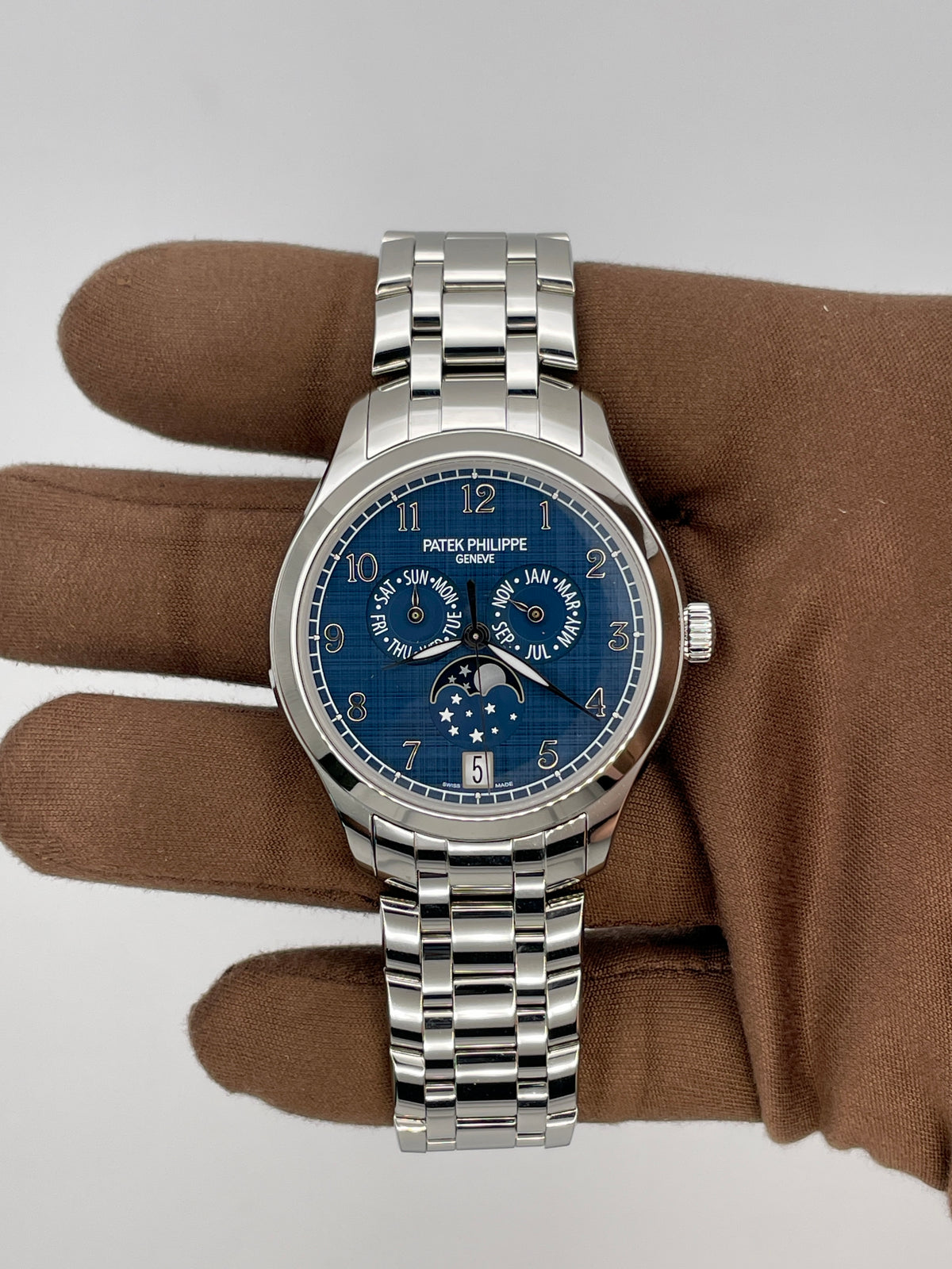 2023 Patek Philippe Complications - Annual Calendar - Moon Phases 38mm Stainless Steel 4947/1A-001