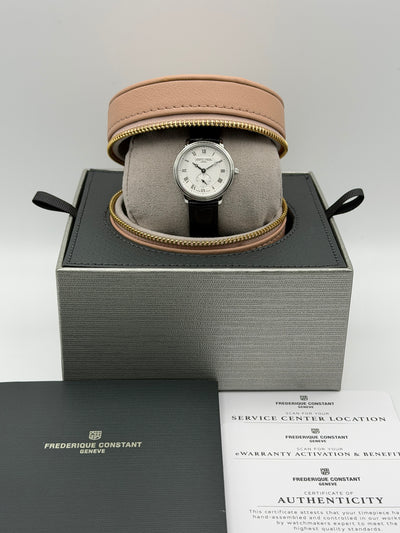 2026 Frederique Constant Classics Slimeline Ladies Small Seconds 28mm Stainless Steel FC-235M1S6