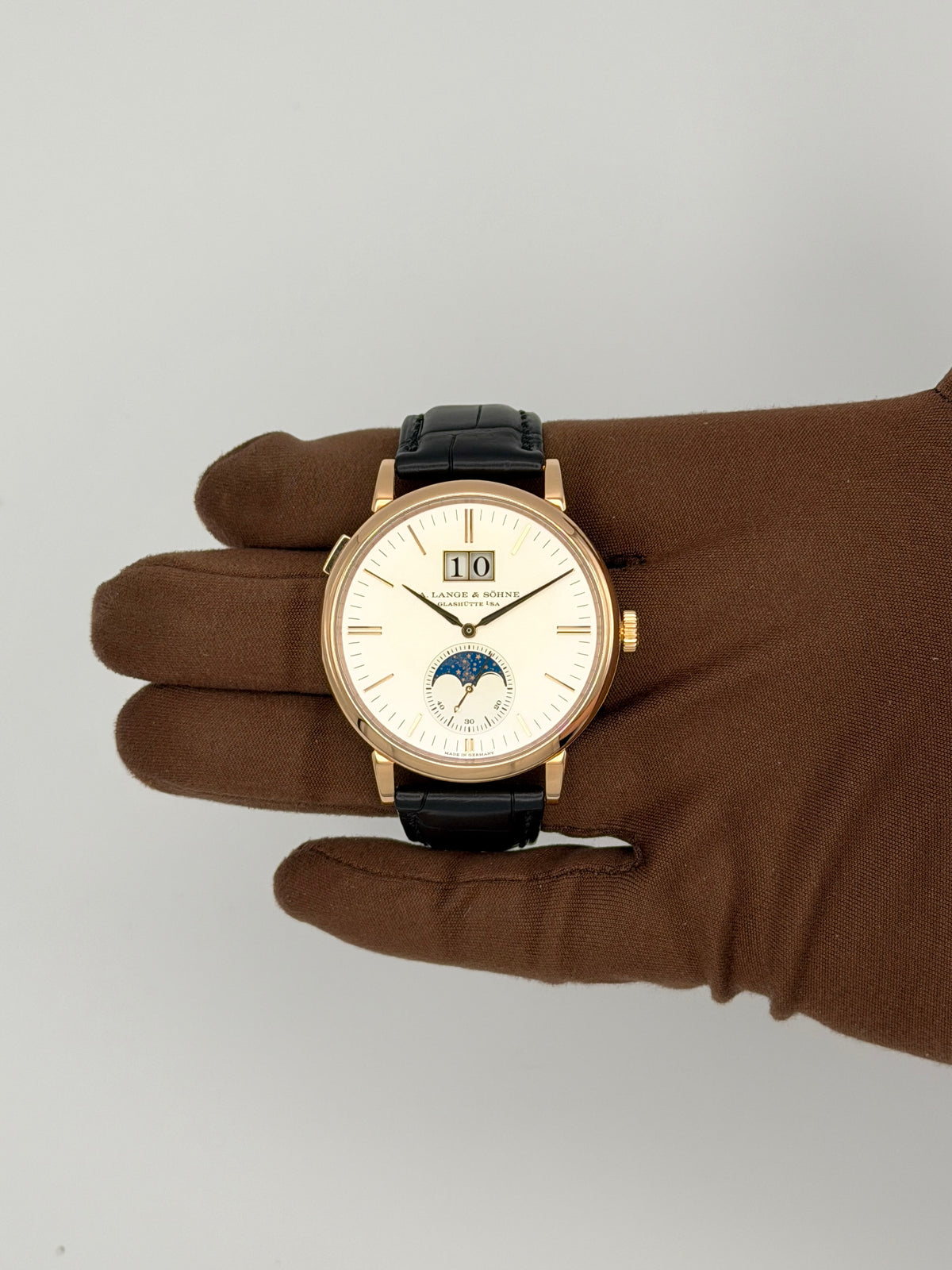 2021 A. Lange & Söhne Saxonia Moon Phase 40mm Pink Gold 384.032