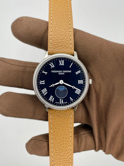 2025 Frederique Constant Classics Quartz Moonphase 39mm Stainless Steel FC-206RN3S6