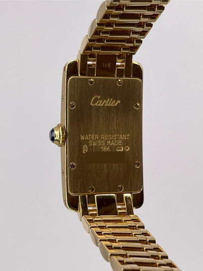 2002 Cartier Tank Americaine 22 x 41mm Yellow Gold WB701951