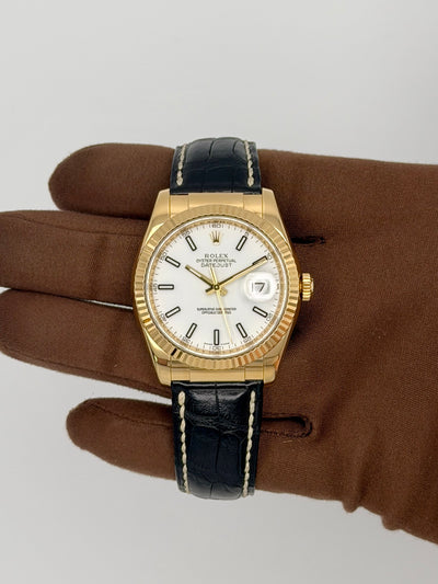 2005 Rolex Datejust 36mm Yellow Gold 116138
