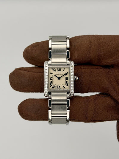 Cartier Tank 3217 21mm Stainless Steel W4TA0008