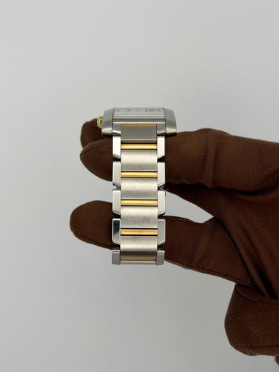 2005 Cartier Tank Francaise Large 28 x 32mm Stainless Steel/Yellow Gold 2302