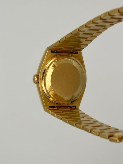 1984 Rolex Day-Date Oysterquartz Burlwood 36mm Yellow Gold 19018