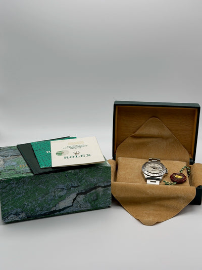 1992 Rolex Explorer II Panna Cream Full Set with original receipt 40mm Stainless Steel 16570